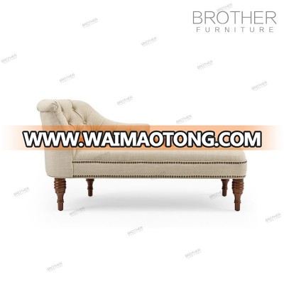 New design luxury fabric chaise recliner lounge sofa for bedroom