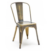 Popular Cheaper Price Powder Coating Commercial Furniture restaurant vintage Industrial metal dining chair